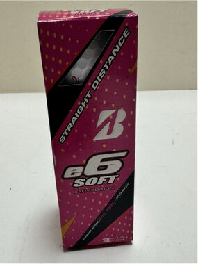Bridgestone E6 LADY Golf Balls - Optic Pink Pack of 3